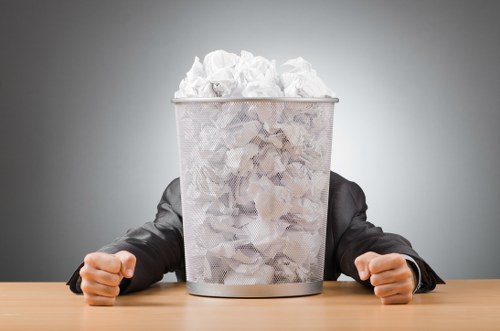 Eco-friendly recycling during office clearance
